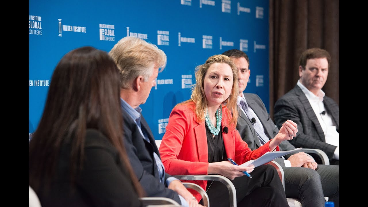 Todd Wagner on a panel at the Milken Institute Global Conference
